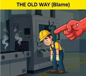 There is no blame game in ISO 9001