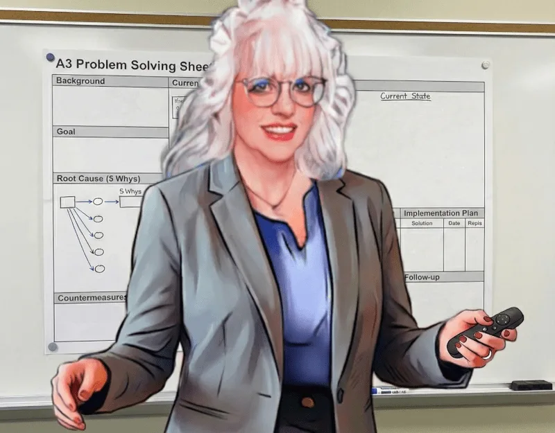 Female Instructor for the To Be Lean Website